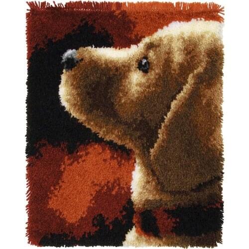 DIY Crochet Yarn Kits Printed Pattern Latch Hook Kits Rug for Kids and Adults DIY Handmade Needlework Crafts Carpet Tapestry