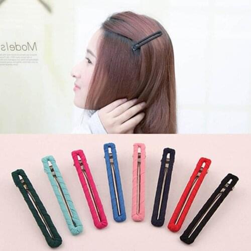 Rectangle Cloth Pink Black Blue Red Hair Clips & Pins BB Clips Headwear Hair Accessories for Women