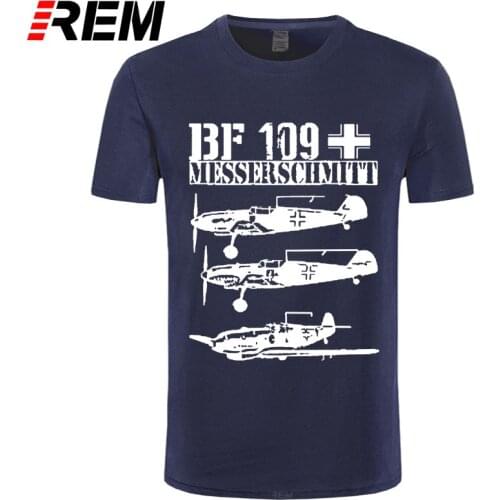 REM MenS Fashion MESSERSCHMITT BF 109 GERMANY WWII - NEW AMAZING GRAPHIC TSHIRT- S-M-L-XL-XXL Print T Shirts Men