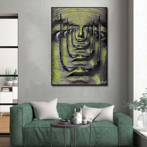 Salvador Dali Classic Painting Abstract Prints Surrealism Canvas Painting Wall Art Pictures For Living Room Cuadros Home Decor