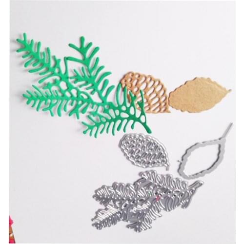 Pinecone Tree Cut Dies Metal Mold Punch Stencil for DIY Scrapbooking Paper Making Album Photo Cards Dies Cut New Arrival