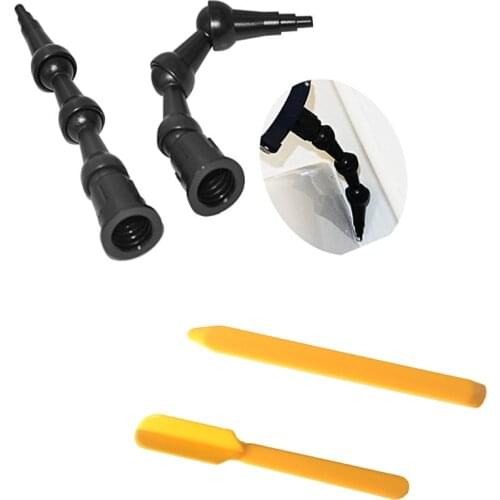 2pcs 360 Degree Rotating Sealant Nozzle and Essentials Silicone Sealant Removal and Smoothing Tool