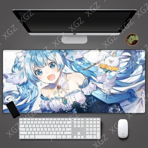 Yuzuoan XL Best-selling Gamers Anime Custom Laptop Gaming Mouse Pad Size Mouse Keyboard Pad Gift Free Shipping and Comfortable