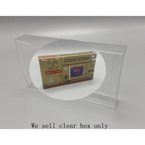 10pcs Protective PET box for Mario 35th Anniversary Game&Watch game console storage display
