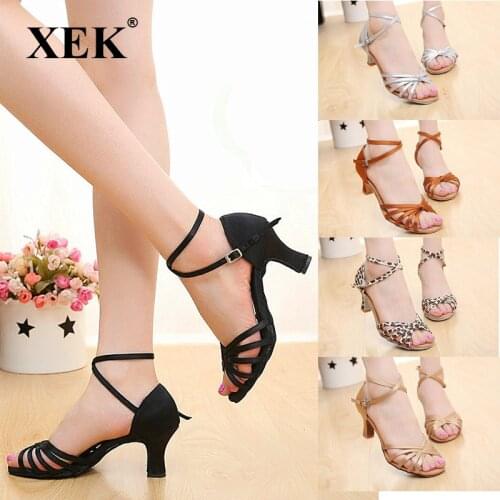 2017 new High Quality Latin Dance Shoes for Women/Ladies/Girls/Tango&Salsa shoes 7cm 5.5cm 4.5cm SR101