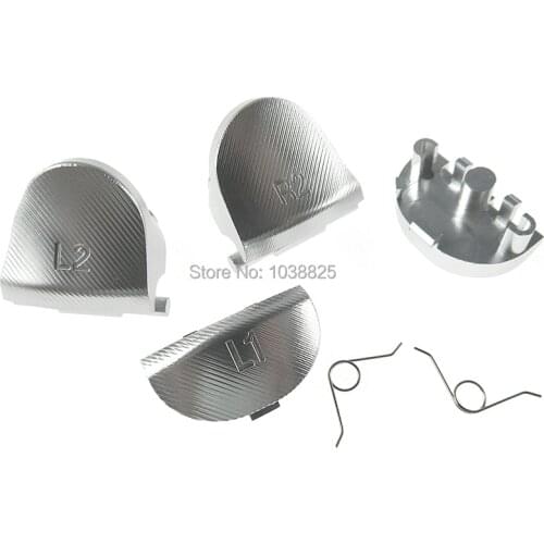 3Sets/LOT For Playstation 4 jds-010 jds-001 jdm-001 010 aluminum alloy metal L2 R2 L1 R1 triggers buttons Controllers for ps4
