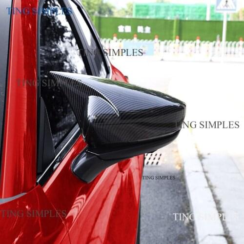 Car Chrome Side Door Rearview Mirror Cover Frame Mirror Cover Car Accessory Version 2Pcs/Set For Mazda CX-30 CX30 2020 2021