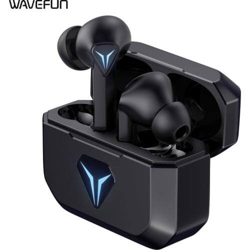 Wavefun G100 Wireless Gaming Earbuds 45ms Low Latency Bluetooth Earphone AAC Game Sound Compensation Volume Control Headphones
