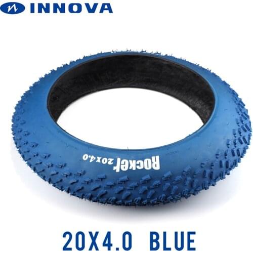 INNOVA colour bicycle ATV tyre beach bike tire 20*4.0 city fat tyres snow bike tires 60TPI ultralight wire bead blue green