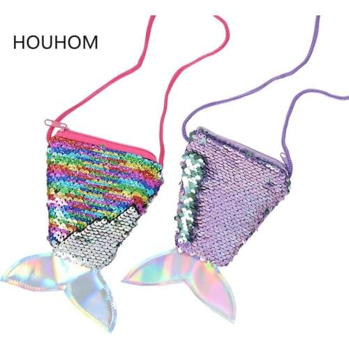 Mermaid Tail Sequins Coin Purse Christening Souvenirs Wedding Gifts for Guests Bridesmaid Gift Party Favors Present Supplies