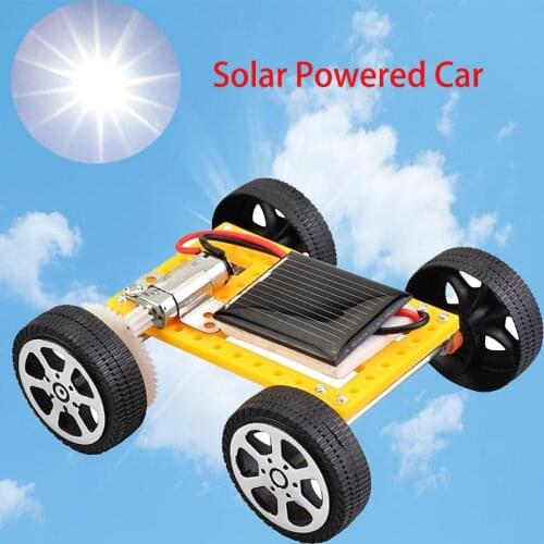 Mini Science Experiment Solar Car Toys for Children DIY Assembled Solar Powered Toy Set Educational Toys