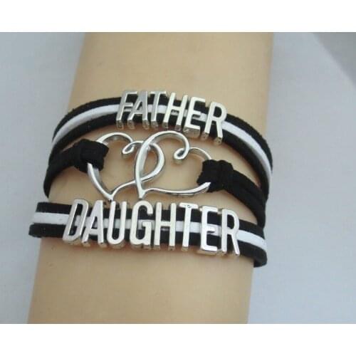 Fashion father and daughter bracelets l love father bracelet fathers love for daughter bracelets