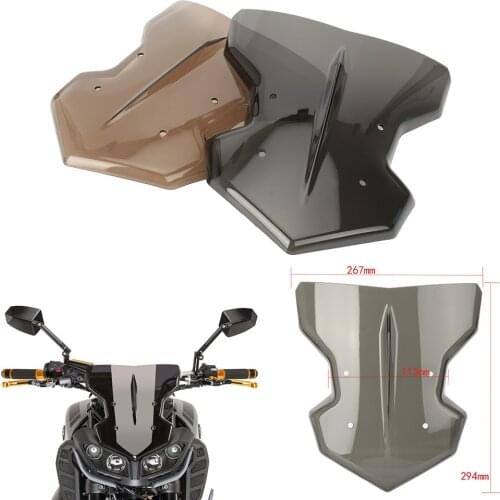 Motorcycle Windshield ABS Front Windscreen For Yamaha MT09 FZ09 2017 2018 MT-09 FZ-09