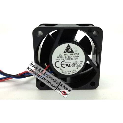 The original delta 4020 12V 0.10A S390 4CM EFB0412MD R00 pn 3620434011 H3C dedicated fan cooling fan Free Shipping
