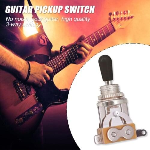 Enjoyable Instrument Selector Switch with Tip Cap Musical 3 Way Guitar Pickup Supplies for Guitar Parts Accessories