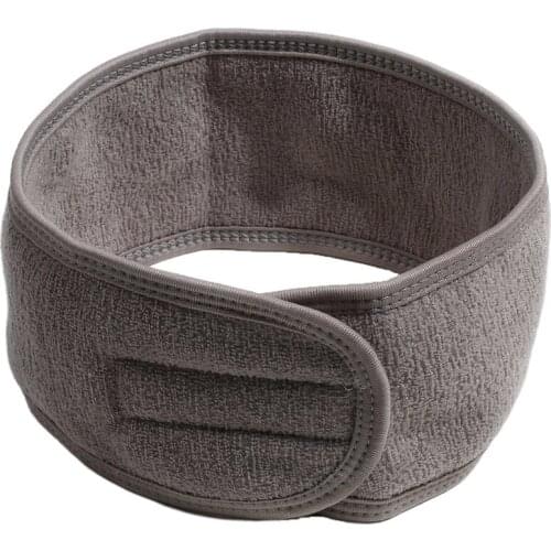 4 Color Women Adjustable Makeup Headbands Wrap Tiara Turban Face Wash Bath Salon SPA Velcro Hairband For Women Accessories