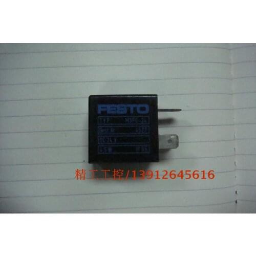 [SA] Positive! FESTO original secondary solenoid valve coil DC24V MSFG-24 4527 spot in kind --10PCS/LOT