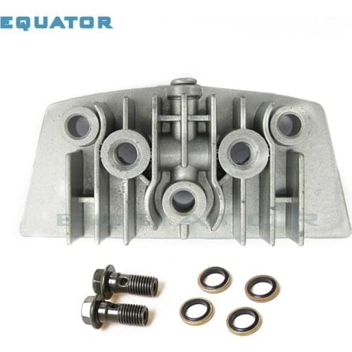 Motorcycle parts CYLINDER HEAD Side Cover with Oil throgh Screw FOR 50cc 110cc engine PIT DIRT BIKE