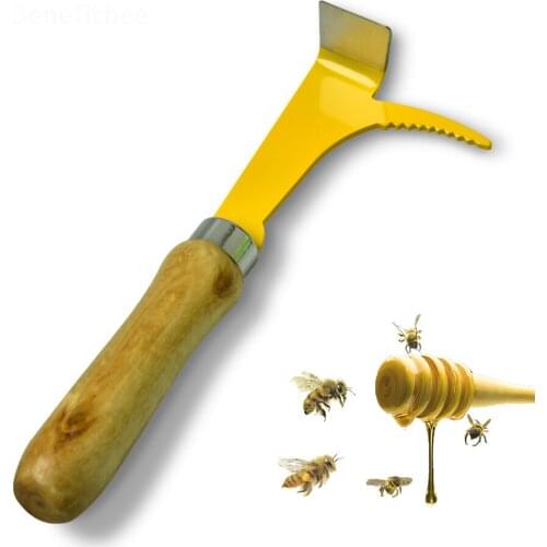 Stainlee Steel Beehive Knife Wood Handle Scraper Beekeeping Tool For Beekeeper Apiculture Tools Equipment Supplies Bee Tool