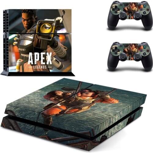 APEX Legends Style Decal Skin Sticker for PS4 Playstation 4 Console Film + 2Pcs Controllers Protective Cover DPTM2471