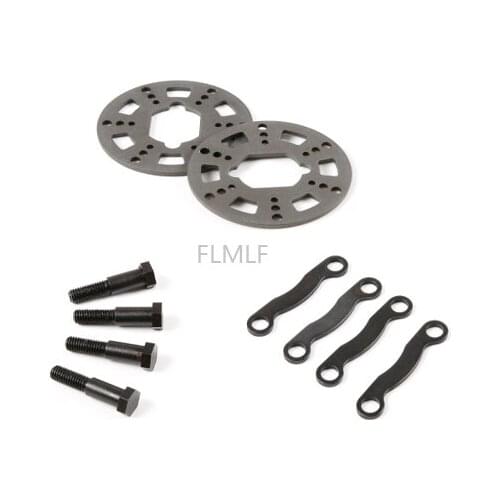 Brake Pads & Brake Discs (Hard Oxygen) & Brake Pad Fixing Screws Kit Fit for 1/5 Rovan F5 Truck MCD XS-5 RR5