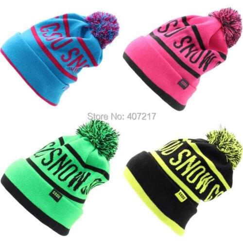 Adult Warm Knit Climbing Skiing Hats Candy Color Women Weave Sports Beanies Men Knitted Mountaineering Cap