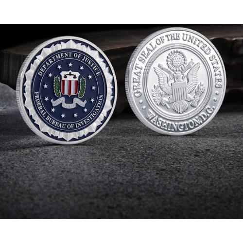 U.S. White House Military Metal Commemorative Coin U.S. Military Commemorative Coin Paint Antique Coin