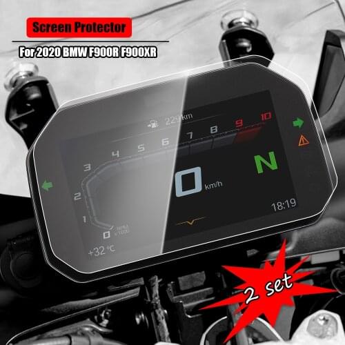 2 SET For BMW F900R F900XR F900 XR R 2020 2021 Dashboard Cover Instrument Cluster Scratch Protection Film Screen Protector