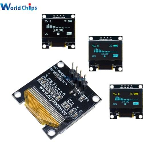 0.96" 0.96 inch 128X64 I2C SSD1306 12864 LCD Screen Board IIC Serial Yellow Blue / Blue / White OLED Display Module for Arduino