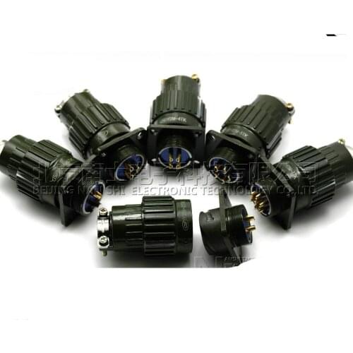 1set 2/3/4/5/7/10/14/16 Pins YP21/Y2M Serial Sets Aviation Male Plug +Aviation Female Connector Cable Joint 3P (Socket &Plug)