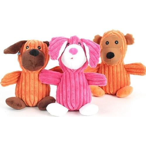 1pc Cute Pet Dog Chew Toys Plush Eco-Friendly Bottle Dog Chewing Toy Smile Tiger Lion Leopard Shaped Toys Throwing Toys For Dogs