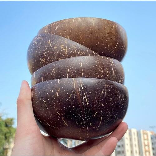 100% purity imported from Vietnam natural coconut bowl exquisite handmade products household tableware cutlery cutlery