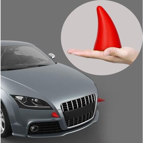 2Pcs Cute Little Demon Horn Devil 3D Car Styling Creative Sticker Styling Anti-Collision