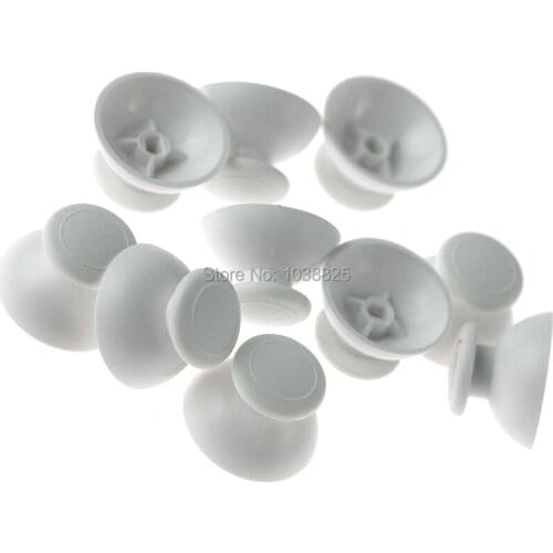 30pcs/lot joystick Cap Controller Thumb-stick mushroom For Nintendo Wii U Game Pad L & R White hole