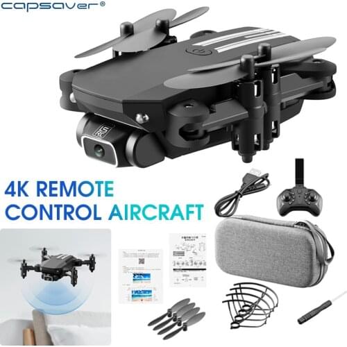 Drone 4K Single Camera Four Axis Fixed Height Toy Remote Control Aircraft Folding UAV Plane FPV Plane for Video Picture Child