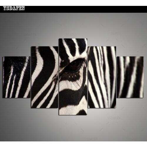 HD Printed Painting Canvas Printing Zebra painting Room decor print poster picture canvas Framed Art HG-161