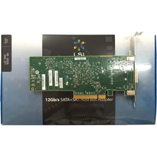 LSI SAS 9300-8e LSI00343 SAS3008 12Gb / s HBA card new original warranty for three years