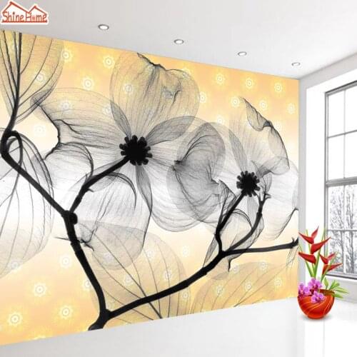 Custom Any Size 3D Mural Wallpaper Classical Style Flower Photo Painting for Living Room Nature Theme Hotel Decor Walls Rolls