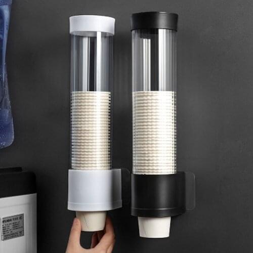 2021 New Dispenser Automatically Drop Cup Remover Disposable Cup Plastic Cup Paper Cup Du Water Dispenser Cup Holder
