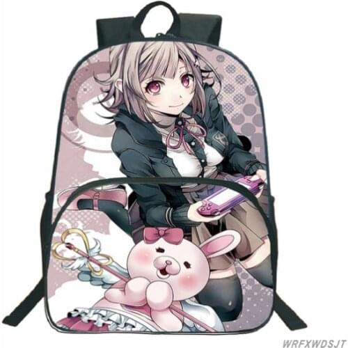 Anime Danganronpa Backpacks Men Women Bags monokuma School Bag Bear Pattern Student Teenagers School Book travel Laptop Mochilas