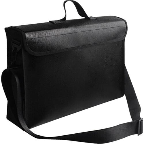 One-Shoulder Computer Bag Fireproof and Waterproof Document Bag Is Used to Store Laptops and Important Documents