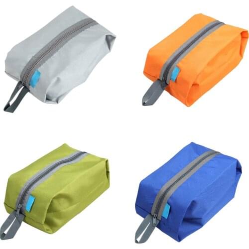 Waterproof Nylon Travel Bag Portable Folding Shoes Storage Bag Pouch Beach Dustproof Organizer