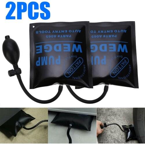 2pcs New Air Wedge Pump Up Bag 170 * 150mm Locksmith Supplies Pump Car Door Window Frame Fitting Install Shim Wedge Tools Set