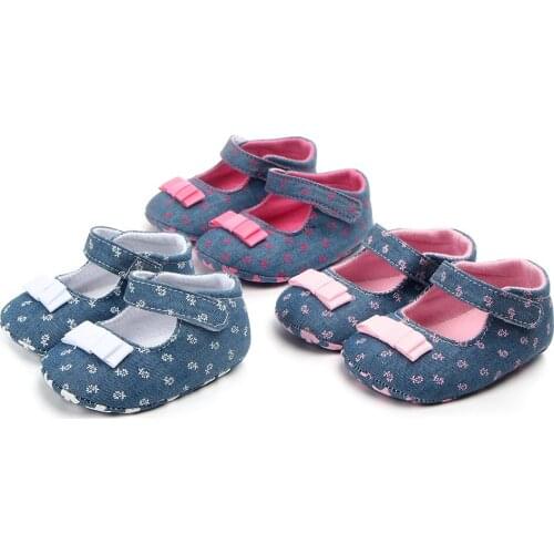 2020 The New Bow Baby Shoes Soft Sole Baby Girl Shoes Casual Baby Girl Shoes