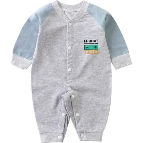 2021 Baby Cotton Romper Autumn Spring Pyjamas Newborn Baby Sleepwears Long Sleeve Kids Clothing One Piece Girl And Boy Jumpsuits