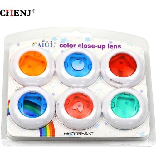 Colorful Camcorder Close-up Colored Lens Filter Photo Filter Accessories For Polaroid/Fujifilm Instax Mini 9 8 8 7S