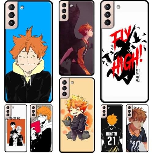 Haikyuu Hinata Anime Cover For Samsung Galaxy S20 FE S8 S9 S10 Plus Note 9 10 Note 20 Ultra S21 Phone Case