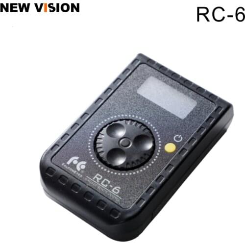 Falcon Eyes Remote Control RC-6 Rotary Control For Led Photo Camera Video RX-12TD RX-18TD & SO-28TD/48TD/68TD Soft Light