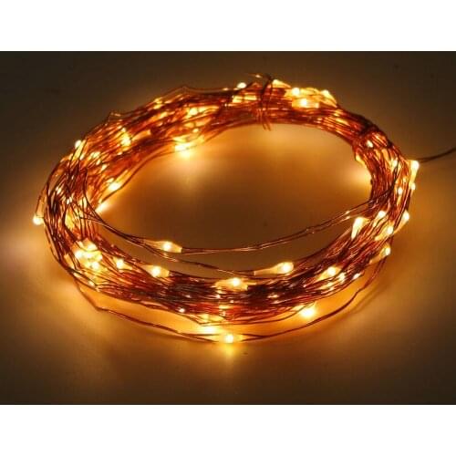 Solar powered 10M 100LED Copper Wire LED String Fairy Light vine lamp Garden Xmas Christmas Wedding party home outdoor DIY Decor