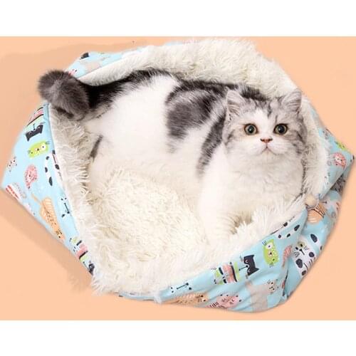 Cats products for pets kennel mat for dog beds for small dog comfy calming mattress cat accessories plush carpet cama para gato